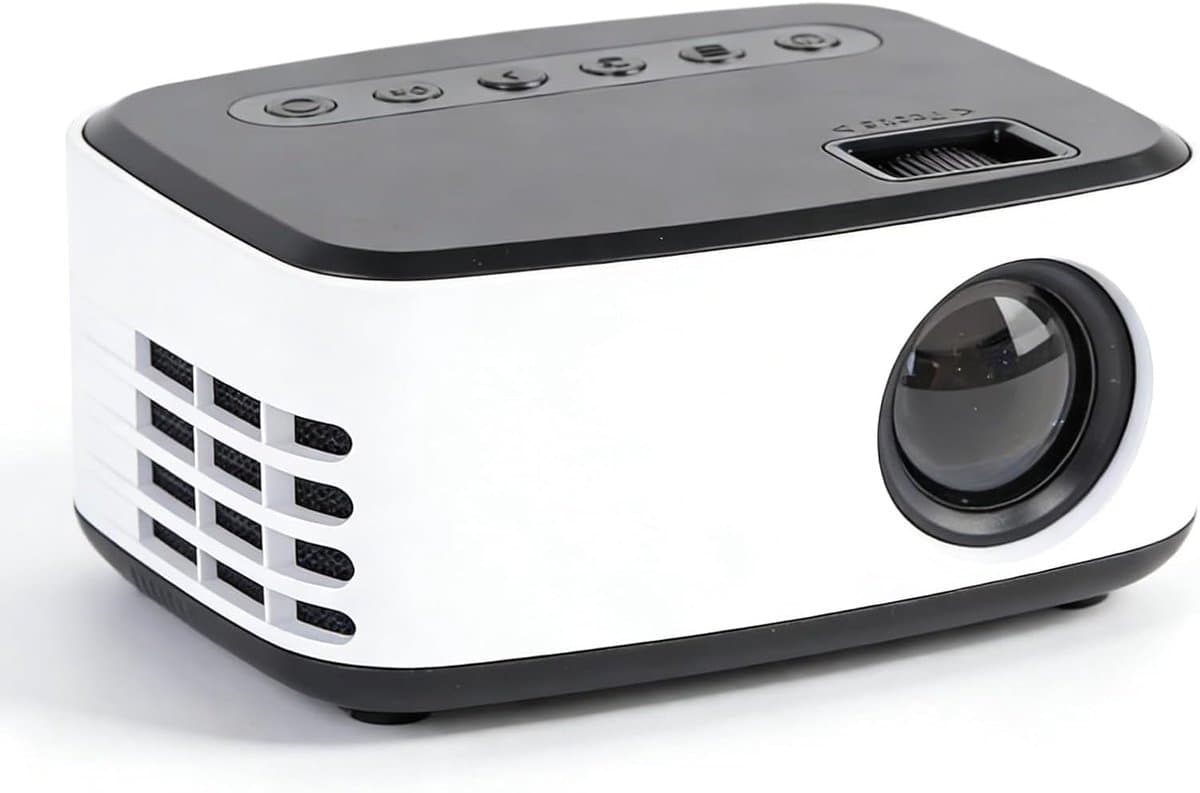 Mini projector HD 1080P - Draagbaar voor buitengebruik - Ondersteunt draadloze schermprojectie - ShopVlot — afbeelding 1