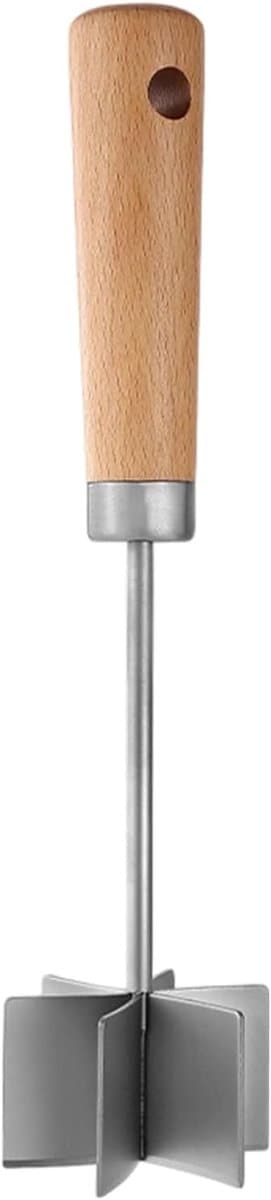 Gehakt Hakker - Keuken Hulp - Maaltijd Bereiding - Zes RVS Messen - 28 cm - Zilverkleurig — afbeelding 1