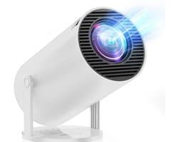 QIN® Draagbare beamer - Beamer - Projector - Mini Beamer - Wit - 10cm x 10cm x 15cm