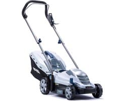 Elektrische grasmaaier - Tuinmaaier - Gazon onderhoud - Vijf hoogte-instellingen - 33 cm snijbreedte - Zwart