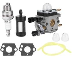 Carburateur Aftermarket Vervangingsonderdelen - Aluminium - Geschikt voor BG45/BG46/BG55/BG65/BG85/SH55/SH85 - Duurzaam - Eenvoudig te installeren - Betrouwbare prestaties - Grasmaaier Carburateur