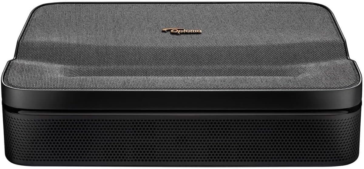SnelShoppen - Optoma Photon Go Proiettore DLP 1080p 650 ANSI Lumen Ultra-Short-Throw Laser Projector voor Thuisbioscoop, Compacte Ruimtes, Met Google — afbeelding 1