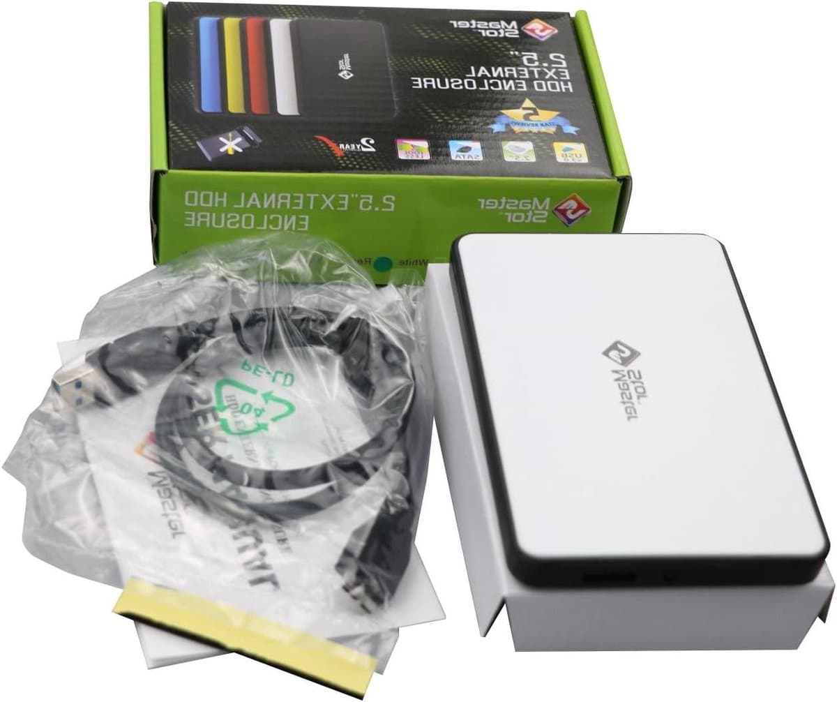 Externe Harde Schijf - Draagbare Opslag - Bestanden Overzetten - Supersnelle USB 3.0 - 13mm Slank - Wit — afbeelding 1
