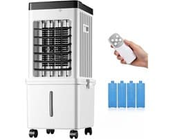 Draagbare Airco - Verkoeler Ventilator - Ruimte Koelen - Grote watertank - 15 liter tank - Wit