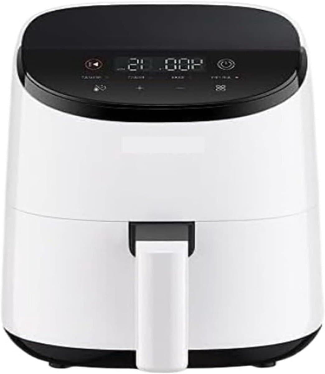 Slimme heteluchtfriteuse - Mini oven - Gezond koken - Geluidsarme werking - 4-in-1 - Wit — afbeelding 1