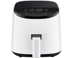 Slimme heteluchtfriteuse - Mini oven - Gezond koken - Geluidsarme werking - 4-in-1 - Wit