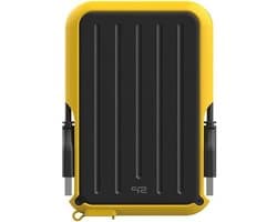 Externe Harde Schijf - Opslagstation - Bestanden Opslaan - Waterdicht IPX4 - 4TB - Geel