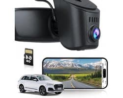 Autodashcam - Rijcamera Video - Veilig Rijden - 4K Ultra HD - 64 GB Opslag - Zwart