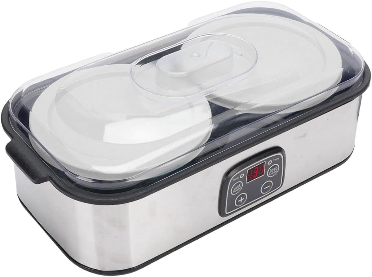 SnelShoppen - Digitale Yoghurtmaker 2L met Automatische Temperatuurregeling, Timer tot 48 Uur, Multifunctionele Keukenmachine voor Yoghurt, Jam en IJs — afbeelding 1