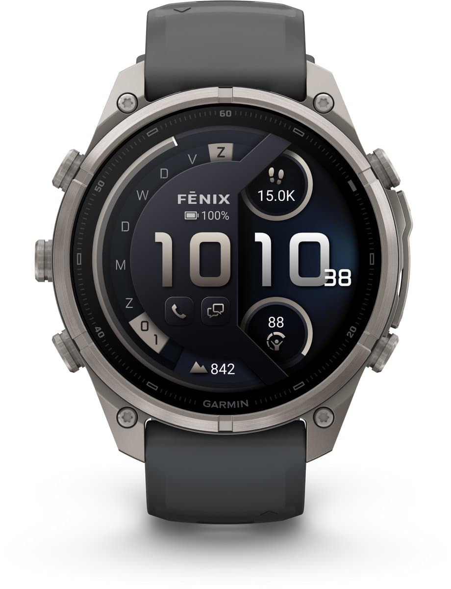 Garmin fēnix 9 Pro InReach/LTE - 47 mm - Multisport GPS Smartwatch - 1.4" AMOLED-scherm - Titanium behuizing - Tot 18 dagen batterijduur — afbeelding 1
