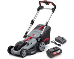 IKRA Bosch 36 V 3-in-1 accu-grasmaaier IB-LM 43 met mulchfunctie, voor gazons tot circa 600 m² – inclusief accu (4,0Ah) en oplader