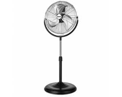 Lifero Staande Ventilator 120W - Ventilatoren - Verstelbaar 3 Standen - Vloerventilator - Koelventilator op Statief - Ventilatie