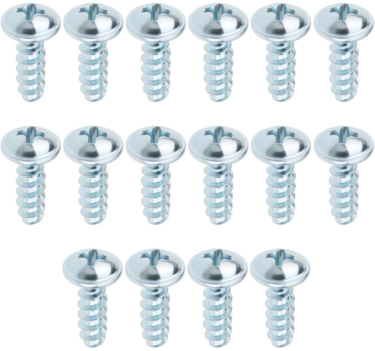 Dailygoods- Grasmaaier Schroeven 16 Stuks - M5 x 16 mm - Verzinkt Staal - Vervangingsschroeven - Eenvoudige Installatie - Duurzaam Materiaal — afbeelding 1