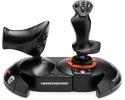 THRUSTMASTER T.FLIGHT HOTAS NEO ACE COMBAT 8 WINGS OF THEVE Edition – Flight joystick & throttle met vibratiefeedback - Xbox Series X|S, Xbox One, PC - Officieel gelicentieerde simulatiecontroller