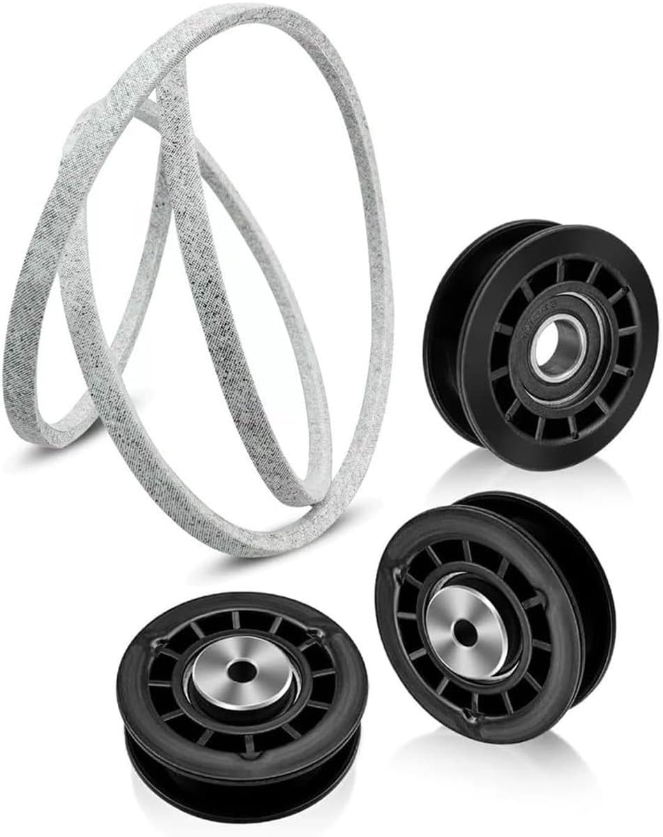 Grasmaaier onderdelen - Katrol en riem - Gazononderhoud - Brede compatibiliteit - 22 inch maaiers - Zwart — afbeelding 1