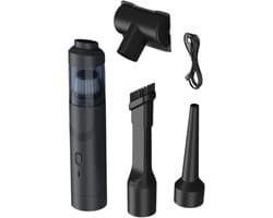 Draagbare Auto Stofzuiger - Hand Vacuüm - Snel Reinigen - 19 KPa Zuigkracht - 29.8 cm Lengte - Zwart