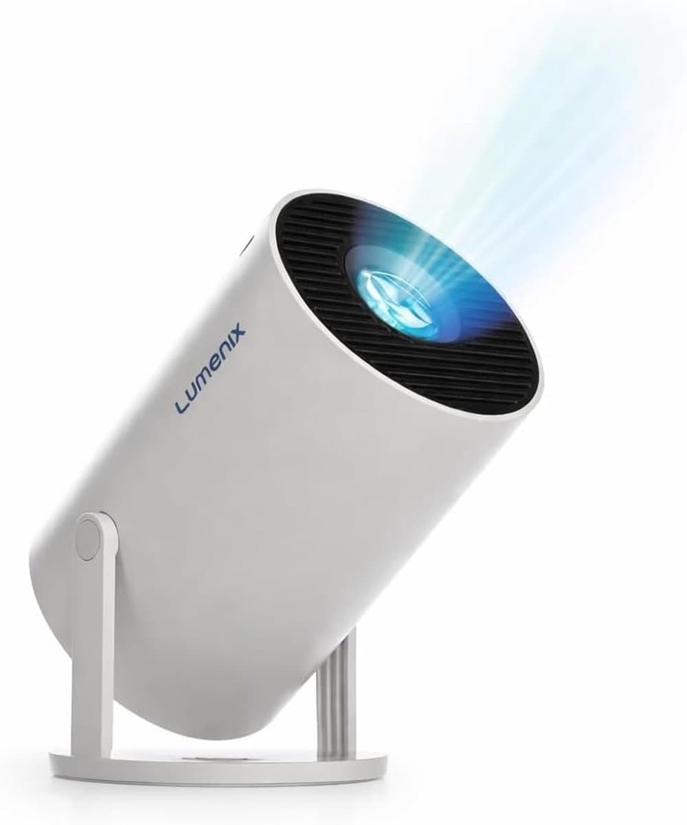 Mini Beamer - Wit - Compact en Draagbaar - Direct Streamen - Voor Thuis en Onderweg — afbeelding 1