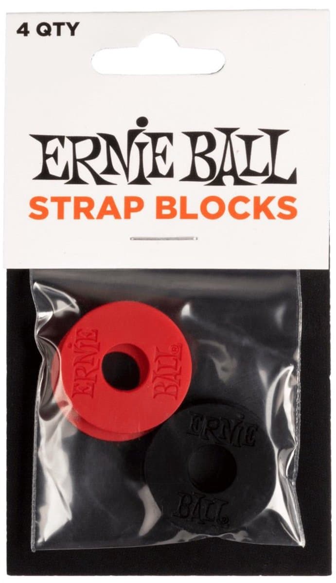 Strap blocks/ERNIE BALL/ACCESSORIES/4-Pack Strap Blocks — afbeelding 1