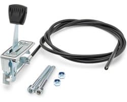 SnelShoppen - Easyboost Gashendel Controle met Kabel en Stevige Kabel voor Grasmaaier - 1,8m - Gegalvaniseerd Staal - Tuinaccessoire