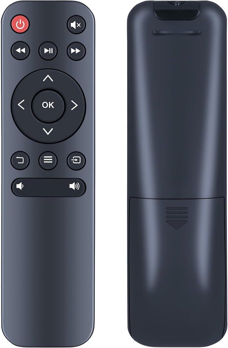 SnelShoppen - Vervangende Afstandsbediening voor 1080P Filmprojector - Compatibel met Mini Beamer en Projector - Ideaal voor Thuisbioscoop en Feestjes — afbeelding 1
