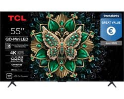 TCL 55C6K - 55 inch - 4K QD-MiniLED - 2025 - Smart TV