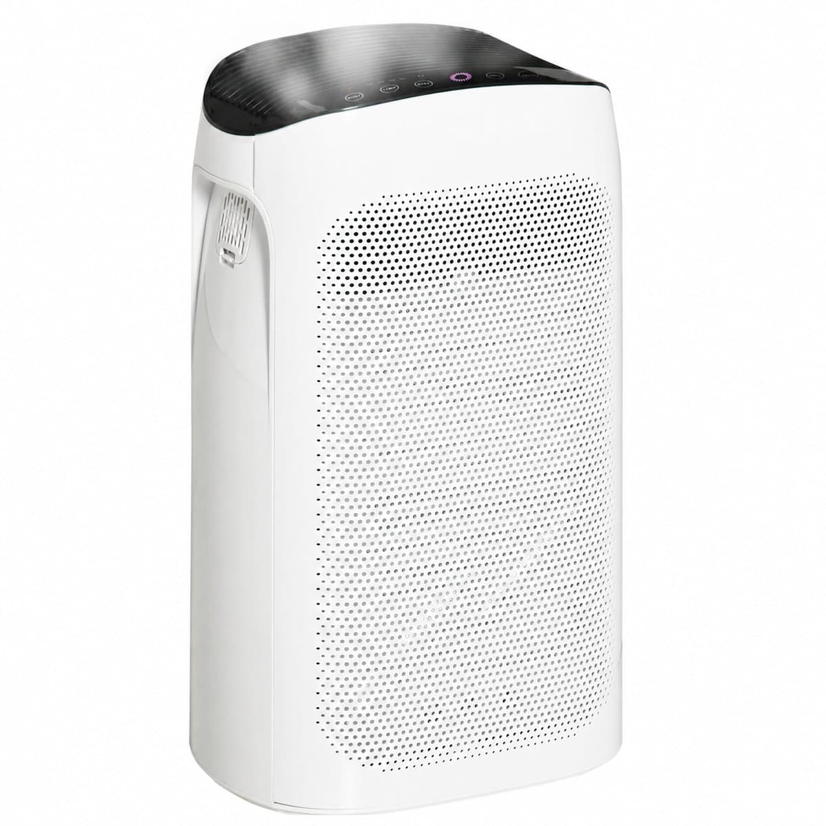 TEKROA® Luchtreiniger/Air Purifier - CADR 210 m³/u - drielaags HEPA - Filter 3 snelheden - Fluisterstil (20 dB) Slaapstand - Timer — afbeelding 1