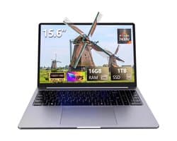 Ninkear A15Pro - 16 inch laptop -Ryzen 5 5500U - 16GB RAM - 1TB NVMe - QHD 120Hz - Windows 11 Pro - Windows laptops - Laptop
