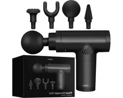 Massage Gun - Spierontspanner Percussie - Herstel Bevorderen - Diepe Weefsel Stimulatie - 0.61 kg - Zwart