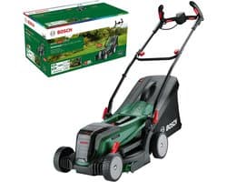 SnelShoppen - Accumaaier 2x18V-37-550 voor tuinen tot 500 m2 - Lichtgewicht 37 cm maaibreedte, 4,0 Ah accu's, ideaal voor gazononderhoud, zonder accu'