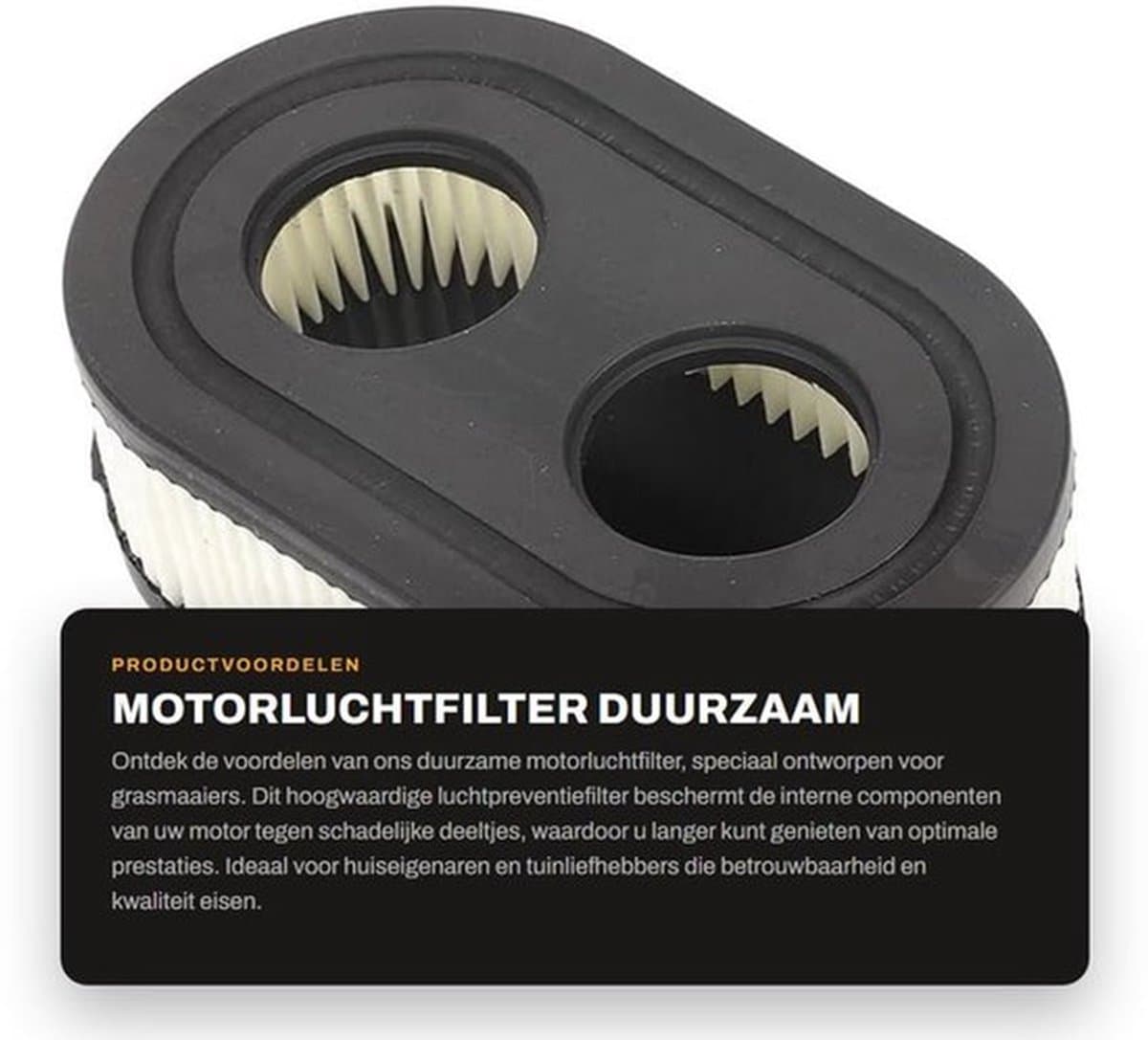 Motorluchtfilter Hoge Sterkte - Duurzaam Luchtpreventiefilter - Vervanging voor Viking MB 448.1 T - Professioneel Vakmanschap - Betere Filtratie - Luchtfilter — afbeelding 1