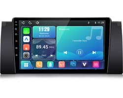 Cestovet Autoradio - Geschikt voor BMW 5er E39 X5 E53 E38 - LINUX - Draadloze CarPlay & Andriod Auto - WIFI, Bluetooth, RDS, FM, SWC, 9-inch Touchscreen
