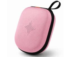 Sounix Koptelefoon Hoes - Harde Beschermcase voor JBL, Sony & Bose Koptelefoons - Waterafstotende Opberghoes met Draagband - Roze