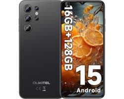 OUKITEL C1 smartphone 4G-6,52 inch HD-16GB RAM-128GB opslag-5150mAh batterij-Android 15