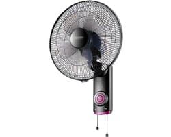 Wandventilator Afstandsbediening - Muurventilator Ventilator - Ruimte Koelen - Stille Werking 3 Snelheden - 14 inch - Mechanisch