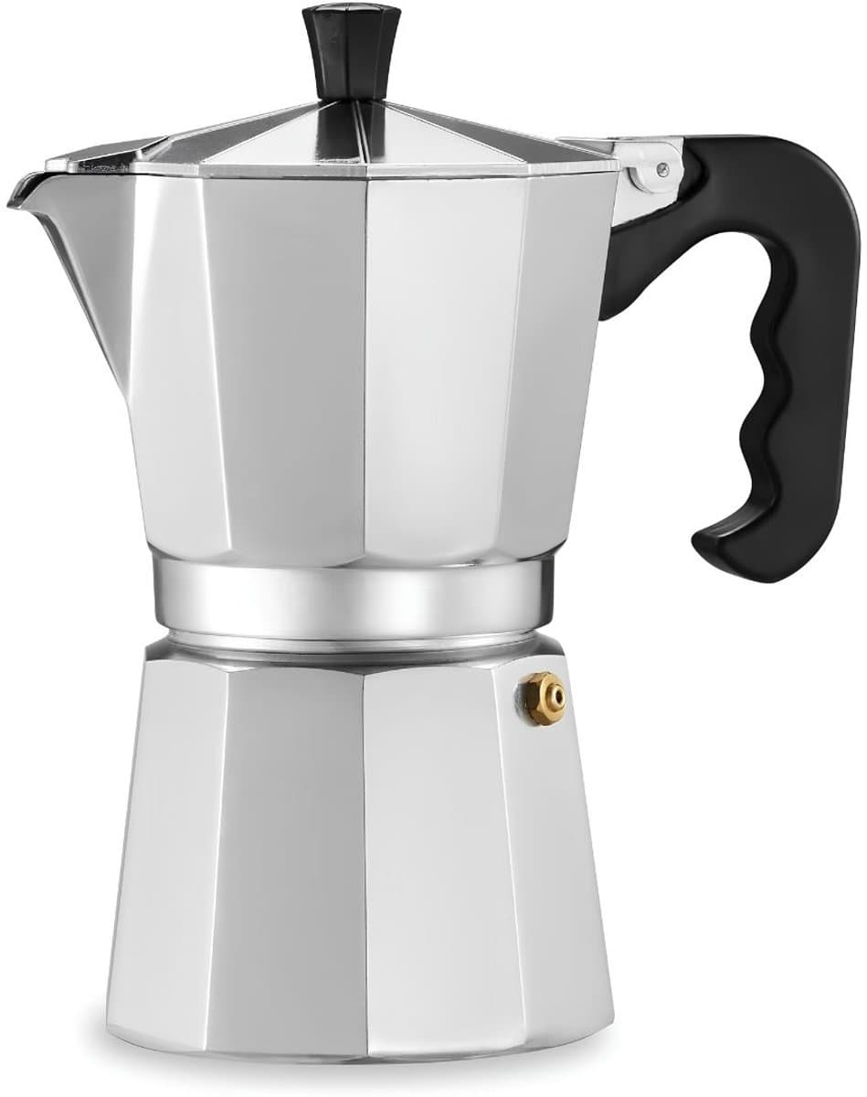 LNM® Percolator - Bialetti - Geschikt voor Inductie - Zilver - 12cm x 18cm x 22cm — afbeelding 1