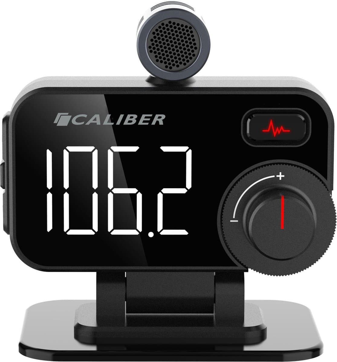 Caliber Bluetooth FM Transmitter - Autolader QC3.0 - Carkit - Muziek streamen en handsfree bellen - Helder Display (PMT565BT) — afbeelding 1