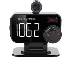 Caliber Bluetooth FM Transmitter - Autolader QC3.0 - Carkit - Muziek streamen en handsfree bellen - Helder Display (PMT565BT)