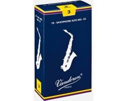 Vandoren Classic Altsaxofoon 3 doos met 10 rieten - Riet voor altsaxofoon