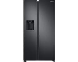 Samsung RS68A8531B1 - Amerikaanse Koelkast - Vrijstaand - E - Zwart - water- en ijsdispenser — afbeelding 1