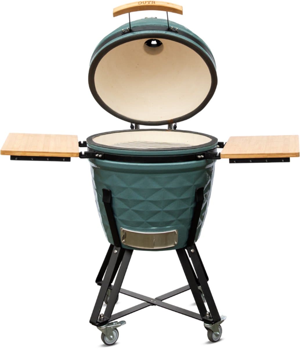 Kamado BBQ van OUTR - Large Diamond 56 - Oceaanblauw — afbeelding 1