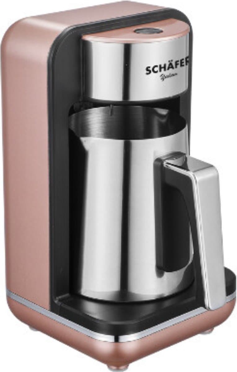 Schafer - Elektrische koffiemachine - Cezve - Koffiezetapparaat - Turkse koffiemachine - Koffie - RVS - Rose Goud - Elektrikli - 220-240V - — afbeelding 1