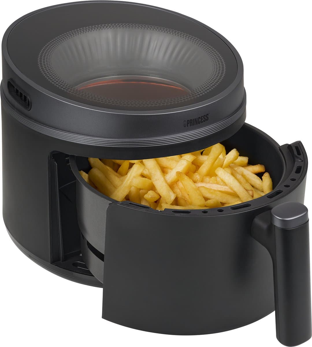 Princess 182270 Airfryer XL - Cyclonic Vision - 5L Heteluchtfriteuse - PFAS vrij - Skylight Kijkvenster en Digitaal Display - 8 Programma's en 1500W - Inclusief Grillrek en Shake Reminder - 182270 — afbeelding 1