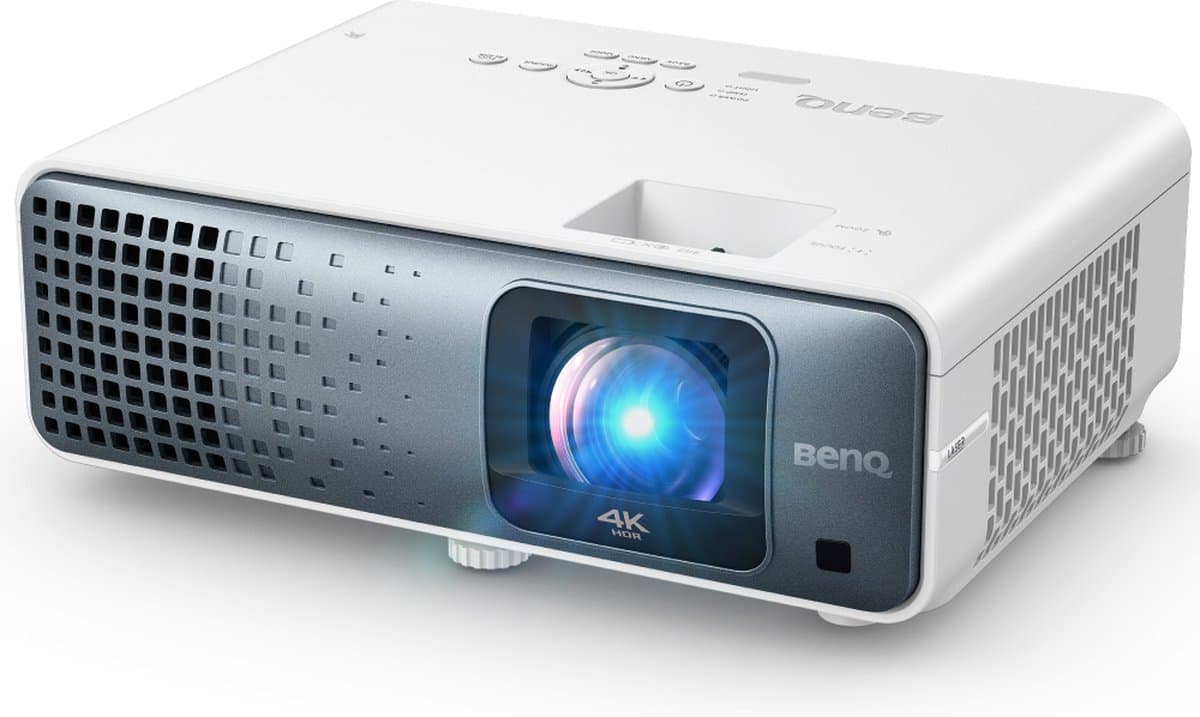 BenQ TK710STi 4K HDR Laser 3200 ANSI Lumen Film en Gaming Beamer - Projector met 4ms Reactietijd - 240Hz - HDR10 & HLG - ARC/eARC - Android TV met Netflix - Verticale Lensverschuiving- 3D Keystone - 1,3x Zoom - HDR Spelmodi - Chromecast & AirPlay — afbeelding 1