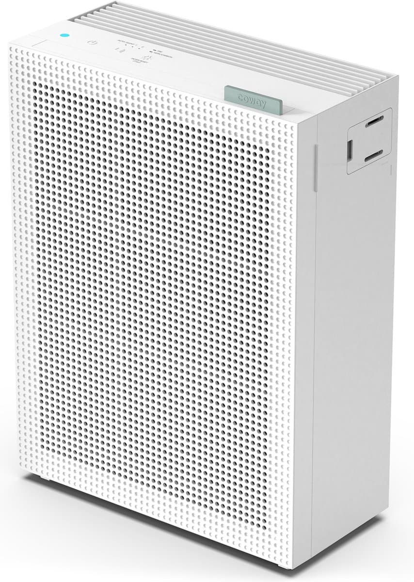 Coway Airmega 150 Luchtreiniger - Air Purifier - 281 m³/u - Wasbaar pre-filter + HEPA filter + koolstoffilter - Verwijdert tot 99,97% van ultrafijne deeltjes - Tegen stof, pollen en allergenen - Fluisterstil (20 dB) - ECARF & Quiet Mark - Wit — afbeelding 1