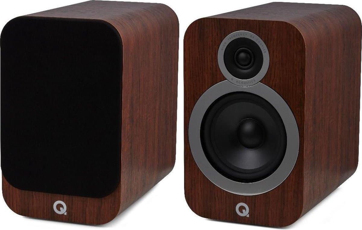 Q Acoustics 3030i Hifi - Boekenplank Luidspreker - Walnoot (per paar) — afbeelding 1