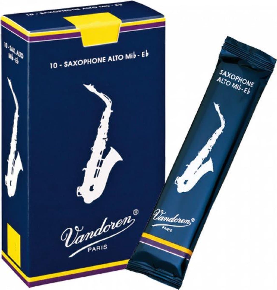 Vandoren Classic Altsaxofoon 2 doos met 10 rieten - Riet voor altsaxofoon — afbeelding 1