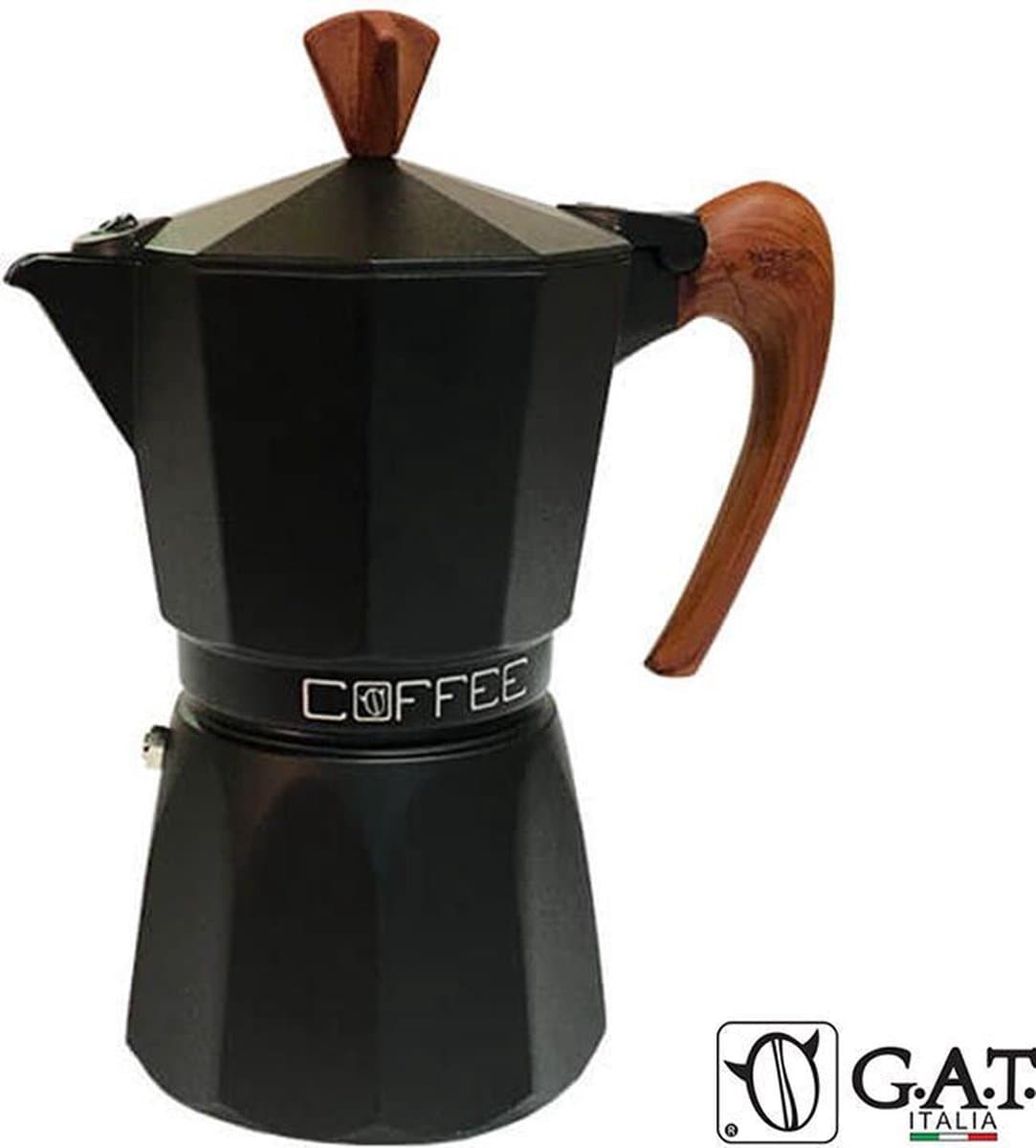 G.A.T. Italia Fashion Wood 3 kops - Percolator - 150ml - Made in Italy — afbeelding 1