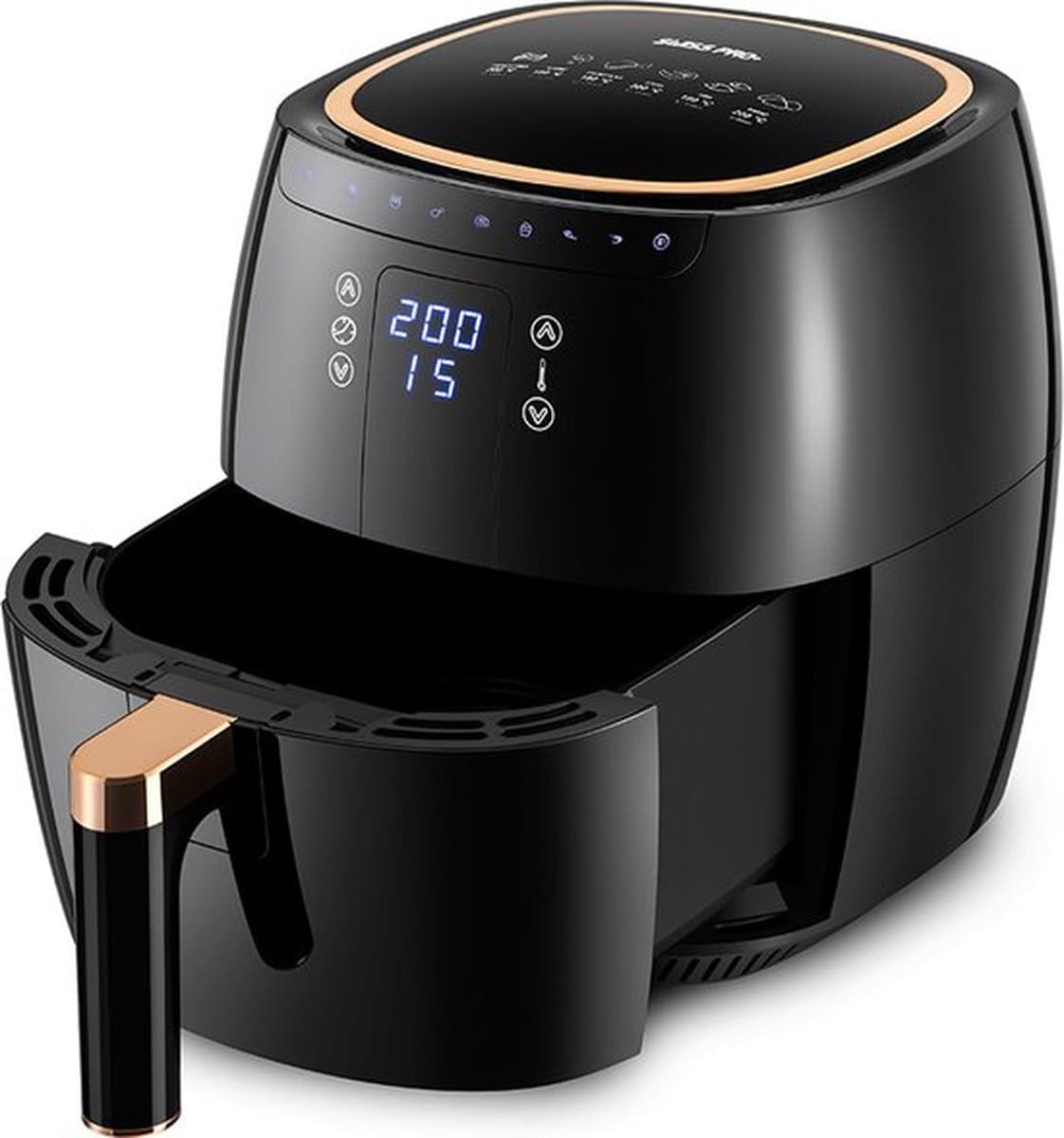 Swiss Pro+ Airfryer XL - Heteluchtfriteuse XXL - 1890W - 7,0L Inhoud - 80ºC tot 200ºC - Zwart — afbeelding 1