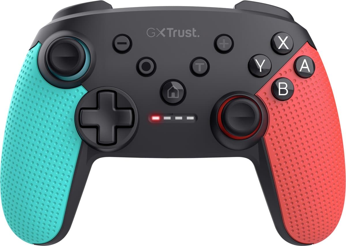 Trust GXT 1246RB Muta - Draadloze Switch Controller - Ook voor Nintendo Switch 2 - Draadloos via Bluetooth - Tot 15 Uur Speeltijd - Rood/Blauw — afbeelding 1