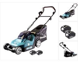 Makita DLM 432 G2 accu-grasmaaier 36 V (2x 18 V) 43 cm + 2x accu 6,0 Ah - zonder oplader